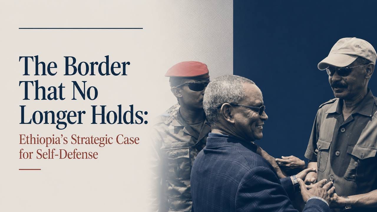 The Border That No Longer Holds: Ethiopia’s Strategic Case for Self-Defense