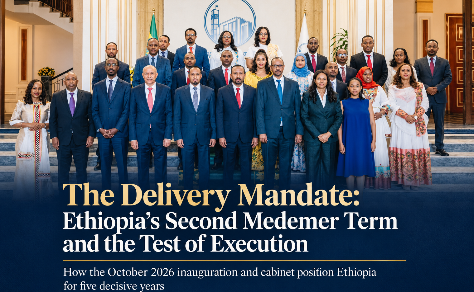 The Delivery Mandate: Ethiopia’s Second Medemer Term and the Test of Execution How the October 2026 inauguration and cabinet position Ethiopia for five decisive years
